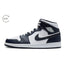 Air Jordan 1 Mid White Metallic Gold Obsidian