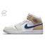 Air Jordan 1 Mid Tan Suede Navy